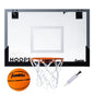 Franklin Sports - Pro Hoops Over-The-Door Basketball Set - Black/White XL